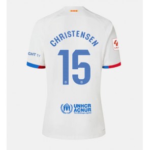 Barcelona Andreas Christensen #15 Bortatröja Dam 2023-24 Kortärmad